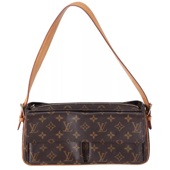 Louis Vuitton Monogram Viva Cite MM Shoulder Bag Brown Canvas - Picture 2 of 12
